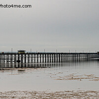 Buy canvas prints of Southend Pier at Low Tide by Jo Sowden