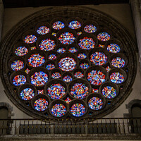 Buy canvas prints of Stained Glass Church window by Jo Sowden
