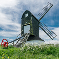Buy canvas prints of Pitstone Windmill,  Ivinghoe, Beds by Jo Sowden