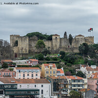 Buy canvas prints of Lisbon Castle by Jo Sowden