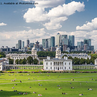Buy canvas prints of Greenwich in the Summer by Jo Sowden