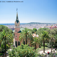 Buy canvas prints of The Gaudi Museum, Parc Guell by Jo Sowden