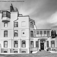 Buy canvas prints of Admirals House, Hampstead, London by Jo Sowden