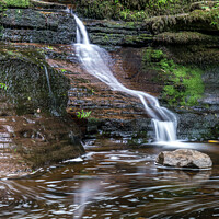 Buy canvas prints of Yorkshire Waterfall by Jo Sowden