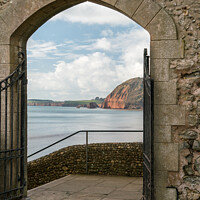 Buy canvas prints of Through the Arch, Sidmouth by Jo Sowden