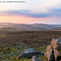 Buy canvas prints of View from Haytor by Jo Sowden