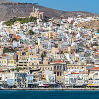 Buy canvas prints of Ermoupolis, Syros by Jo Sowden