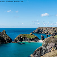 Buy canvas prints of Kynance Cove, Cornwall by Jo Sowden