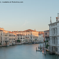 Buy canvas prints of The Grand Canal, Venice by Jo Sowden