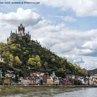 Buy canvas prints of The  Reichsburg Castle In Cochem by Jo Sowden