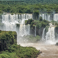 Buy canvas prints of Amazing  Iguazu Falls by Jo Sowden