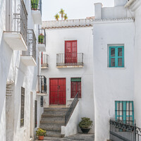 Buy canvas prints of  Frigiliana  Architecture by Jo Sowden