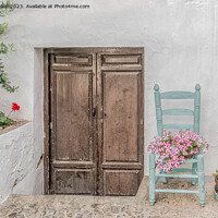 Buy canvas prints of A View of Frigiliana, Spain   by Jo Sowden
