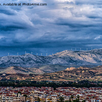 Buy canvas prints of Storm approaching, Nafplio Greece by Jo Sowden