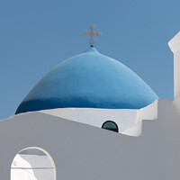 Buy canvas prints of Greek Church, Ios by Jo Sowden