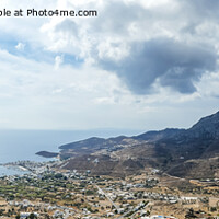 Buy canvas prints of Greek Island View, Serifos by Jo Sowden