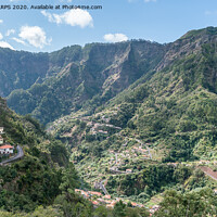Buy canvas prints of Nuns Valley, Madeira by Jo Sowden