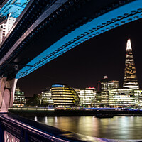 Buy canvas prints of The Shard, From Tower Bridge. by Jo Sowden