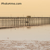 Buy canvas prints of Southend Pier at Sunset by Jo Sowden