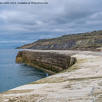 Buy canvas prints of The Cobb, Lyme Regis by Jo Sowden