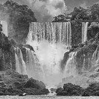 Buy canvas prints of Iguazu Falls, South America by Jo Sowden