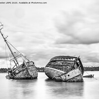 Buy canvas prints of Abandoned, Pin Mill  by Jo Sowden