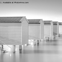 Buy canvas prints of Osea Island Beach Huts by Jo Sowden