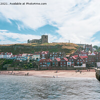 Buy canvas prints of Whitby Bay by Jo Sowden