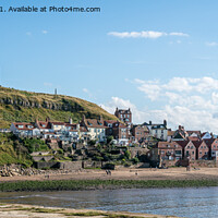 Buy canvas prints of Whitby, from the Pier by Jo Sowden