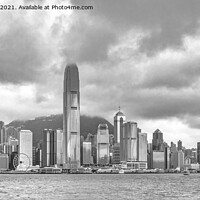 Buy canvas prints of Hong Kong Skyline from Kowloon Bay by Jo Sowden
