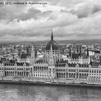 Buy canvas prints of The Budapest Parliament building by Jo Sowden