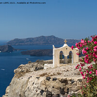 Buy canvas prints of Beautiful Santorini by Jo Sowden