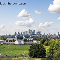Buy canvas prints of London Panorama from Greenwich Park by Jo Sowden