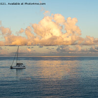 Buy canvas prints of Early morning tranquility, Barbados by Jo Sowden