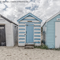 Buy canvas prints of Pastel Beach huts, Southwold by Jo Sowden