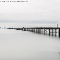 Buy canvas prints of Southend Pier at High tide by Jo Sowden