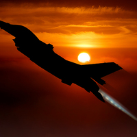 Buy canvas prints of  F-16 by night by Peter Scheelen