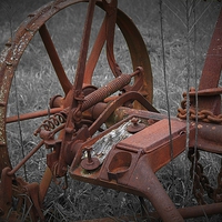 Buy canvas prints of  Rusting in the field  by Paul Mays