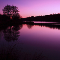 Buy canvas prints of Cod Beck Reservoir At Dusk by Kerri Dowling