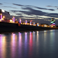 Buy canvas prints of Redcar Seafront by Kerri Dowling