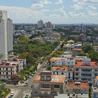 Buy canvas prints of  Havana Cityscape by Brian Fagan
