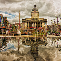 Buy canvas prints of Council House reflections by Brian Fagan