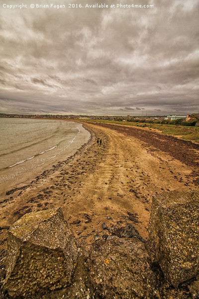 Skerries Beach Picture Board by Brian Fagan