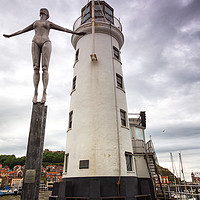 Buy canvas prints of Scarborough Lighthouse by Brian Fagan