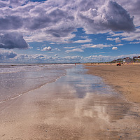 Buy canvas prints of Reflections in the sand by Brian Fagan