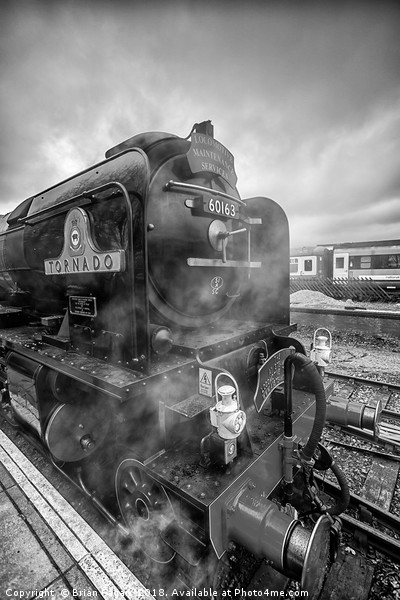60163 Tornado Steam locomotive  Picture Board by Brian Fagan