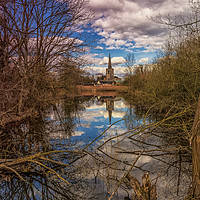 Buy canvas prints of St. Mary's church, Attenborough by Brian Fagan