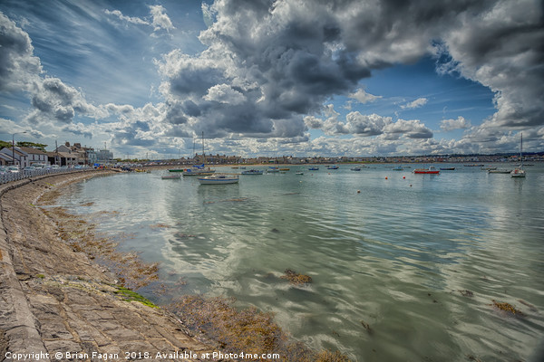 Skerries Harbour Picture Board by Brian Fagan