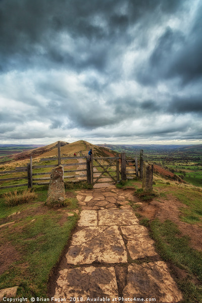 Mam Tor Picture Board by Brian Fagan