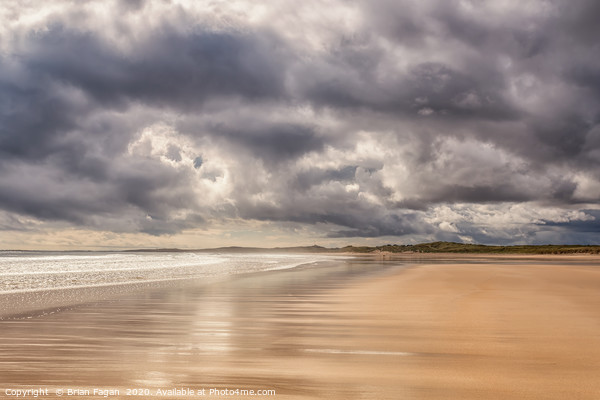 Beadnell Beach Picture Board by Brian Fagan